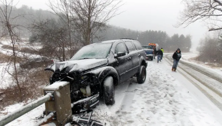 Idaho Car Accident In Snow